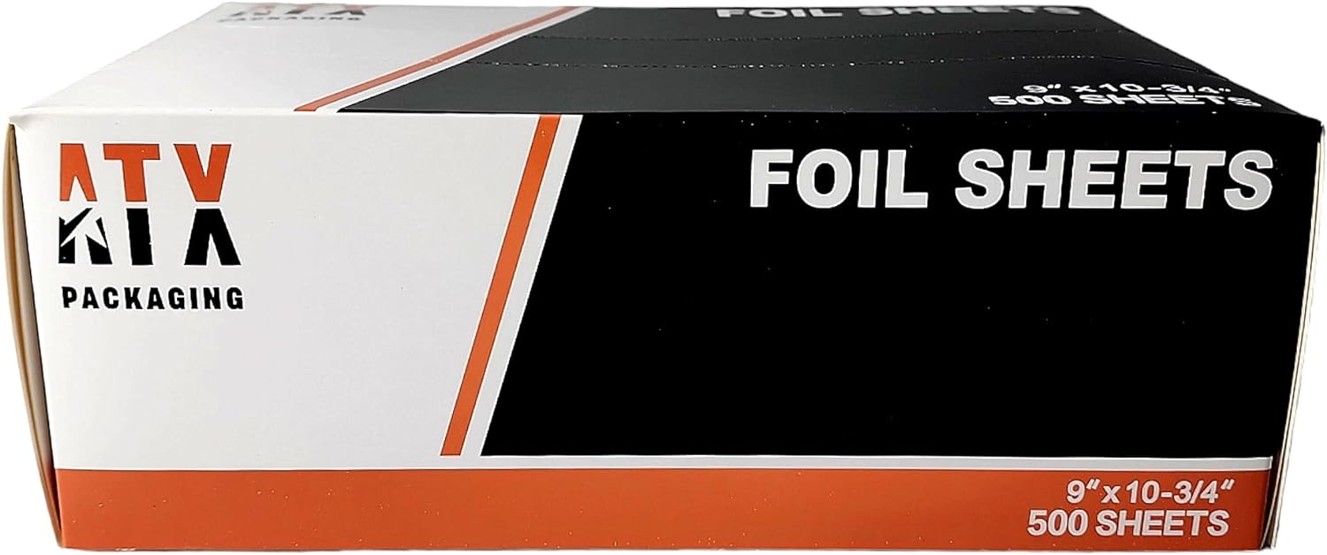 Standard Aluminum Foil Pop-Up Sheets, 9 x 10 3/4, 500/Box -  mastersupplyonline