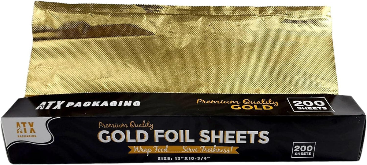 Handi-Foil 9 x 10.75 Gold Pop-Up Foil Sheets 12 x 200/CS – Foil