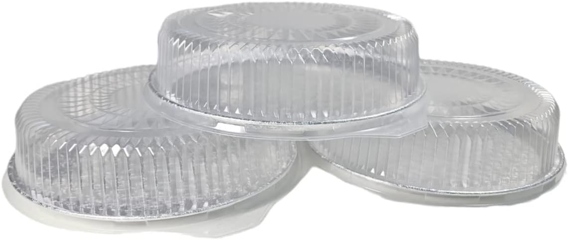 HFA 8 Round Foil Container with Dome Lid, 250 ct