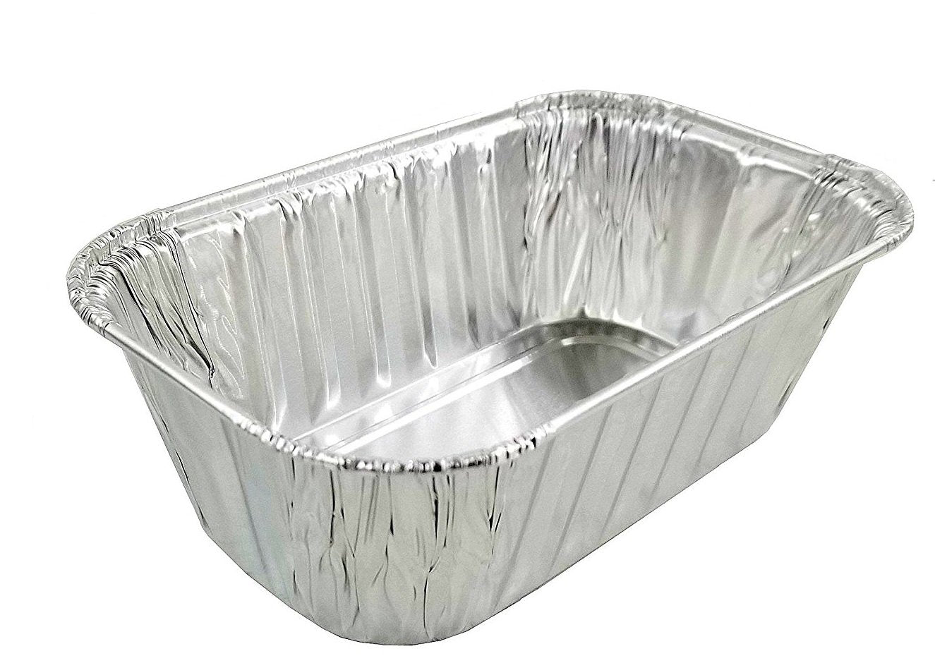 55 Pack - Small 1lb, Aluminum Pans with Lids to Go Containers Disposable Foil Pans Take Out Containers Foil Pan Aluminum Foil Food Containers from