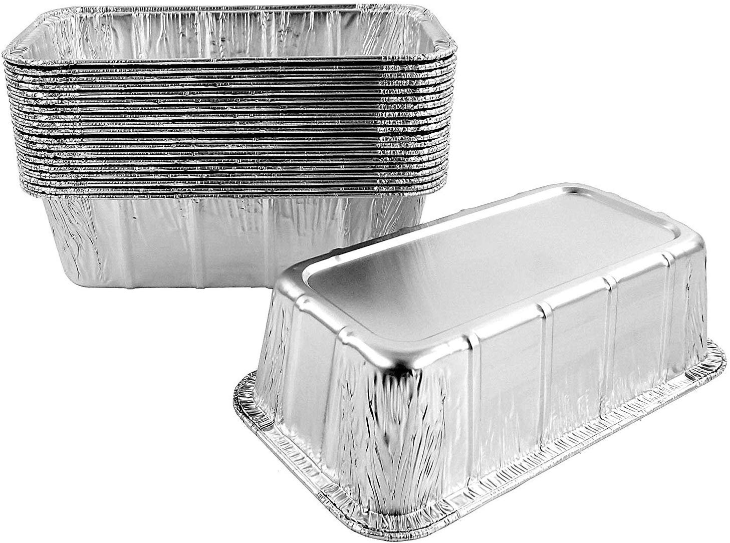 Medium Paper Baking Loaf Pans, 25-Pack, 8 x 2.5 x 2-Inches
