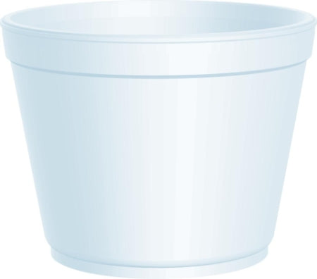  Dart 24MJ48 24 oz Extra Squat Foam Container (Case of  500),white : Industrial & Scientific