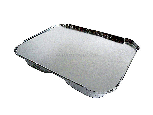 Handi-Foil 3-Compartment Oblong Foil Pan w/Board Lid Combo Pack 250/CS –