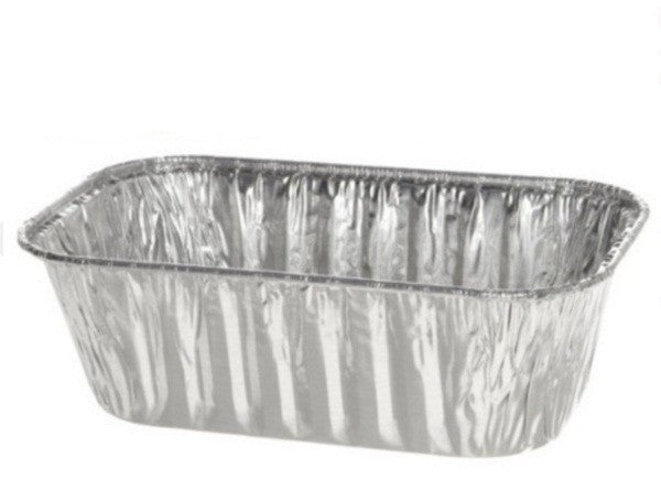 1lb Mini Loaf Baking Pans Disposable Aluminum Foil Small Bread Tins 100 Pack