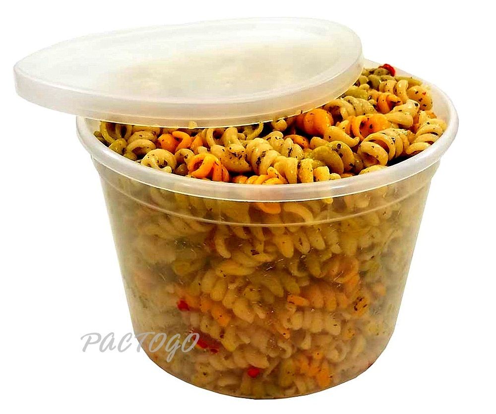 Freshware Food Storage Containers Plastic Deli Containers with