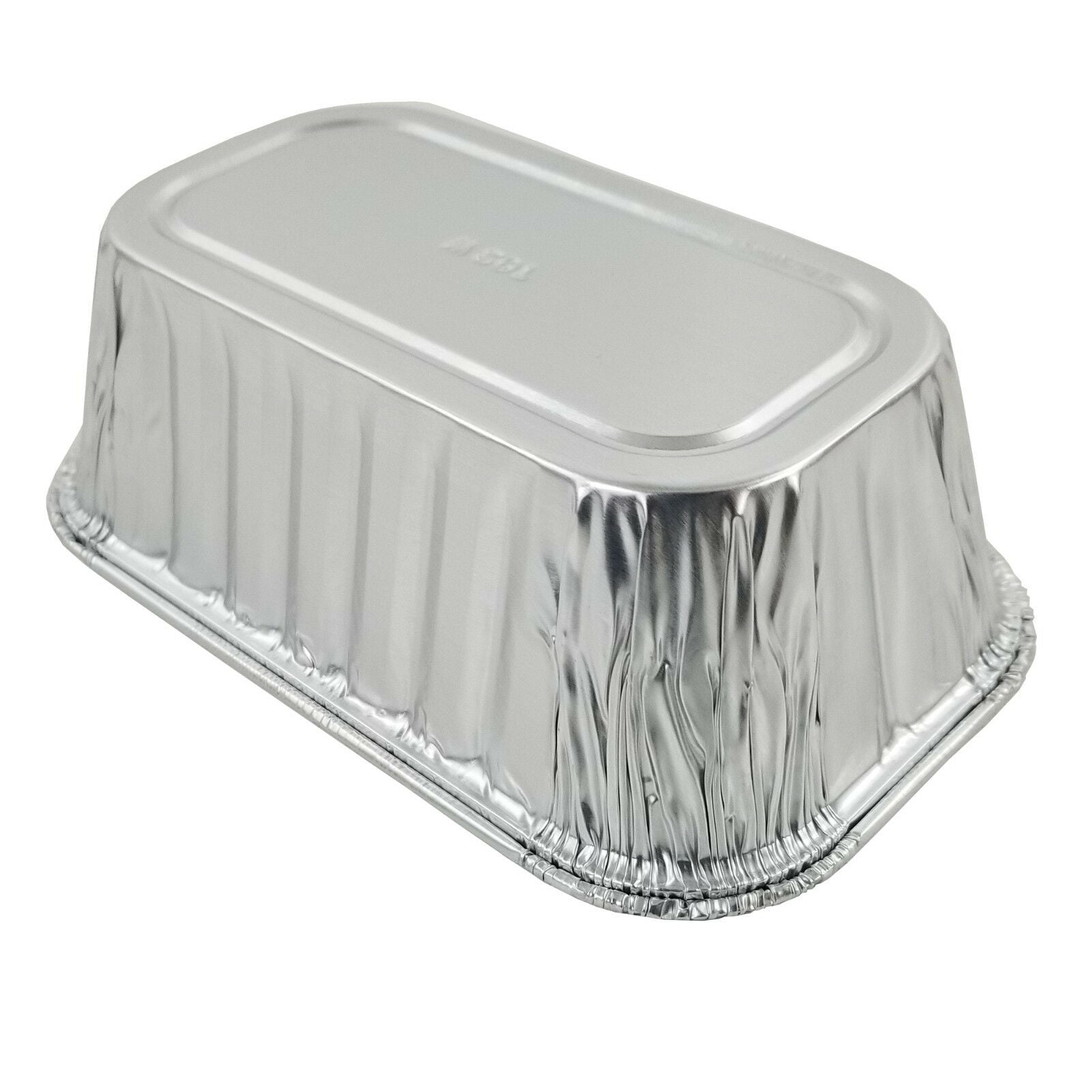 D & W Fine Pack Aluminum 1 lb. Mini Loaf Pan with lid combo - #15430