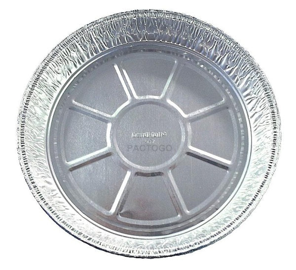 Durable 9 Square Holiday Foil Cake Pan With Dome Lid 50/CS