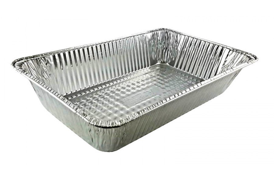 3 x VERY LARGE EXTRA DEEP DISPOSABLE ALUMINIUM FOIL ROASTING DISH CATERING  TRAY