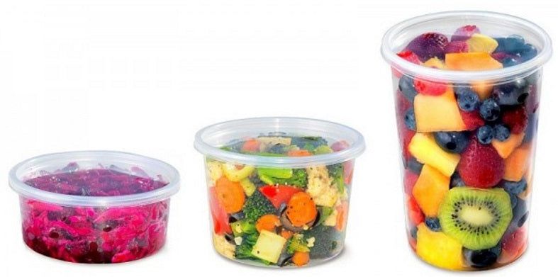 Translucent Round Food Storage Containers