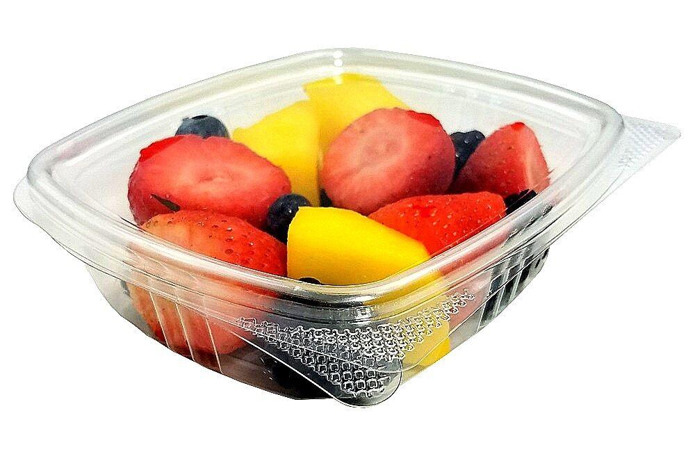 Karat Earth 8oz PLA Hinged Deli Container - 200 ct, Clear
