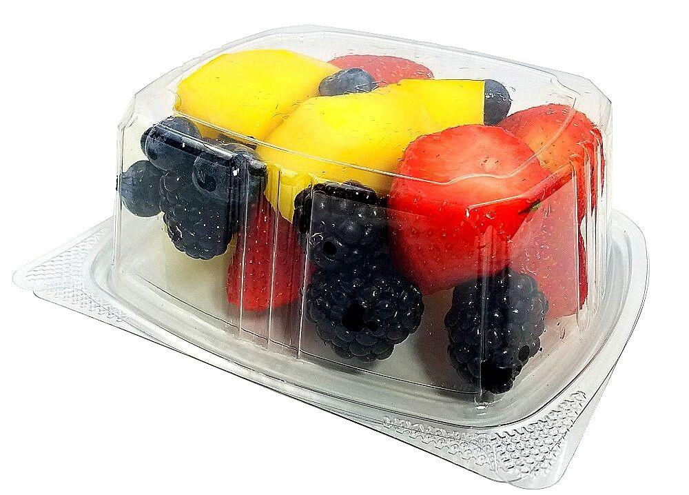 12 oz. Clear Hinged Deli Fruit Container 50/PK –