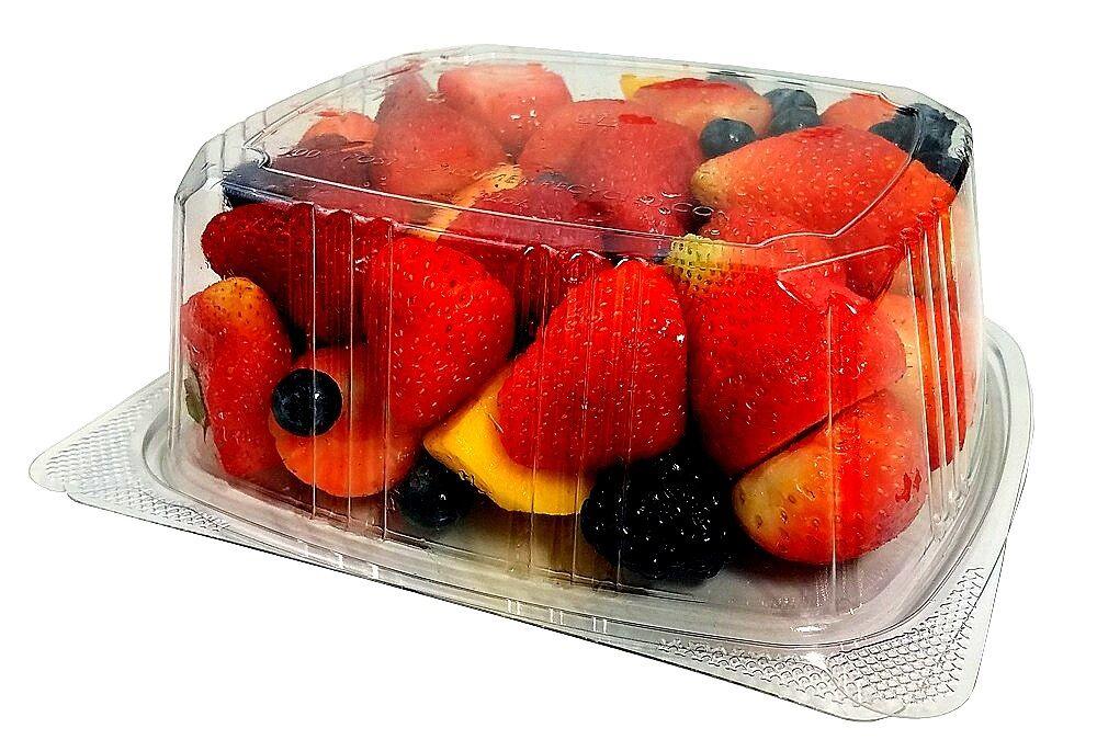 32 oz. Clear Hinged Deli Container - Pak-Man Food Packaging Supply